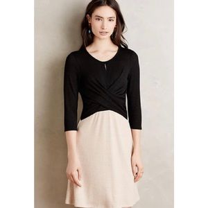 AMADI Anthropologie wrap cross front dress Small